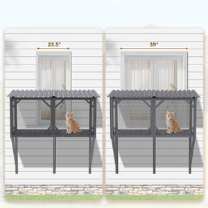 Enhance Your Pet's Outdoor Experience with the Ultimate Cat Window Catio
