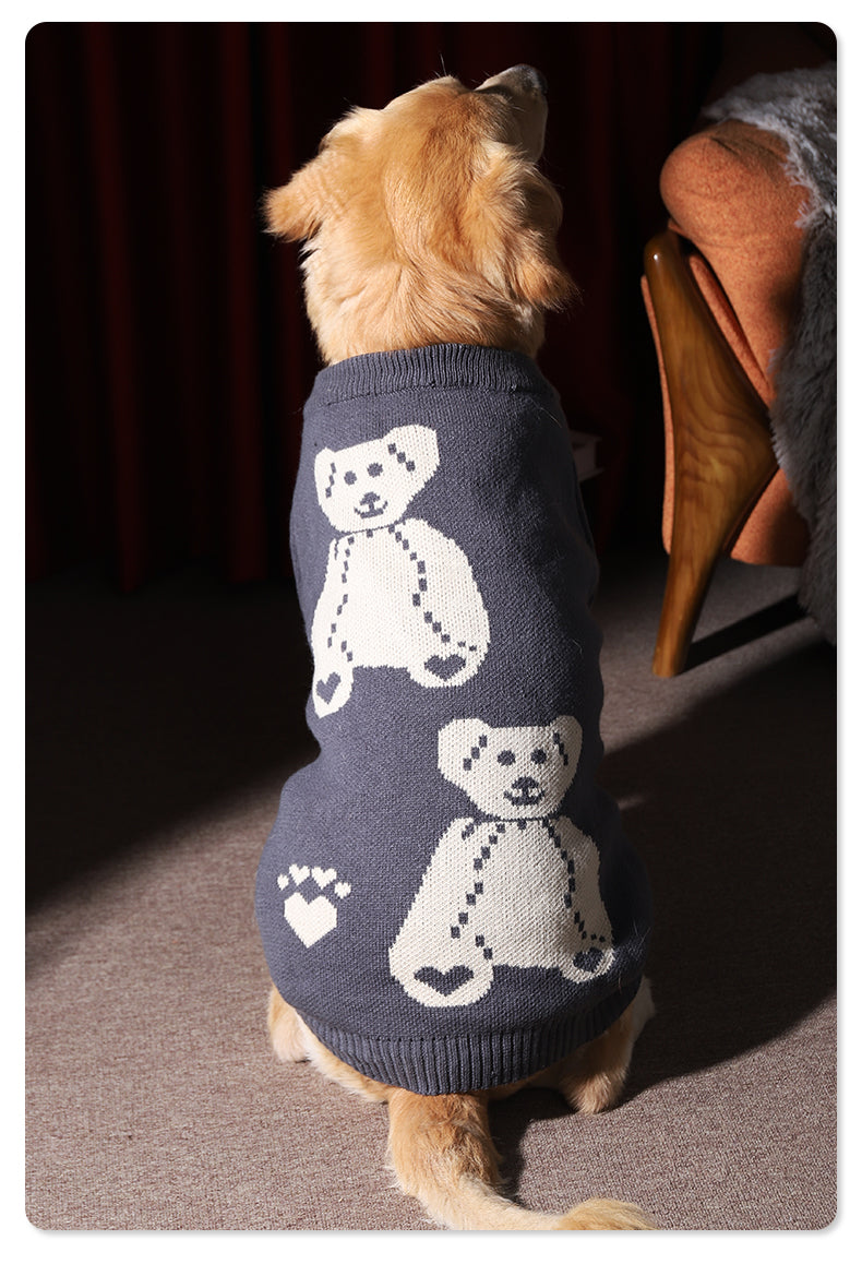 Pet Winter Thick Sweater Warm Large Size Clothing